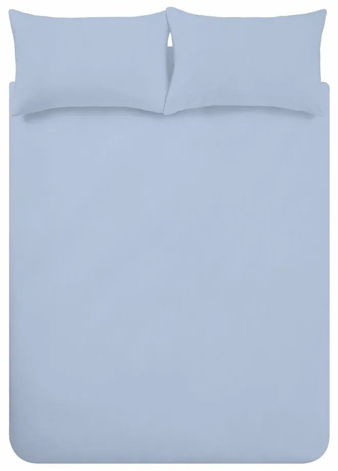 Jasnoniebieska flanelowa pościel dwuosobowa 230x220 cm Brushed – Catherine Lansfield