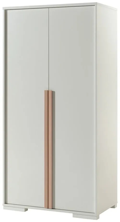 Szafa dziecięca biała 99x195 cm London - Vipack