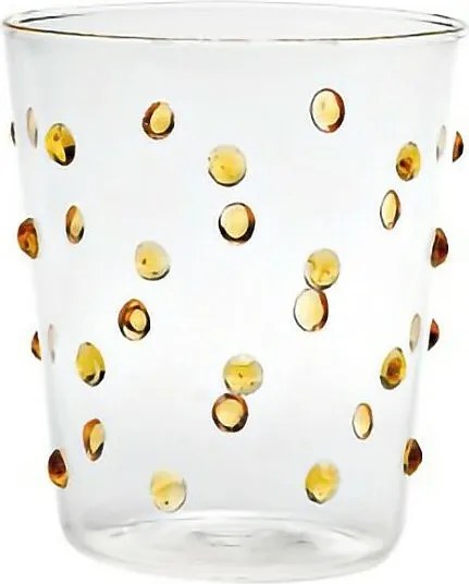 Szklanka imprezowa Zafferano, złoto-żółta, 45 cl, zestaw 6 szklanek