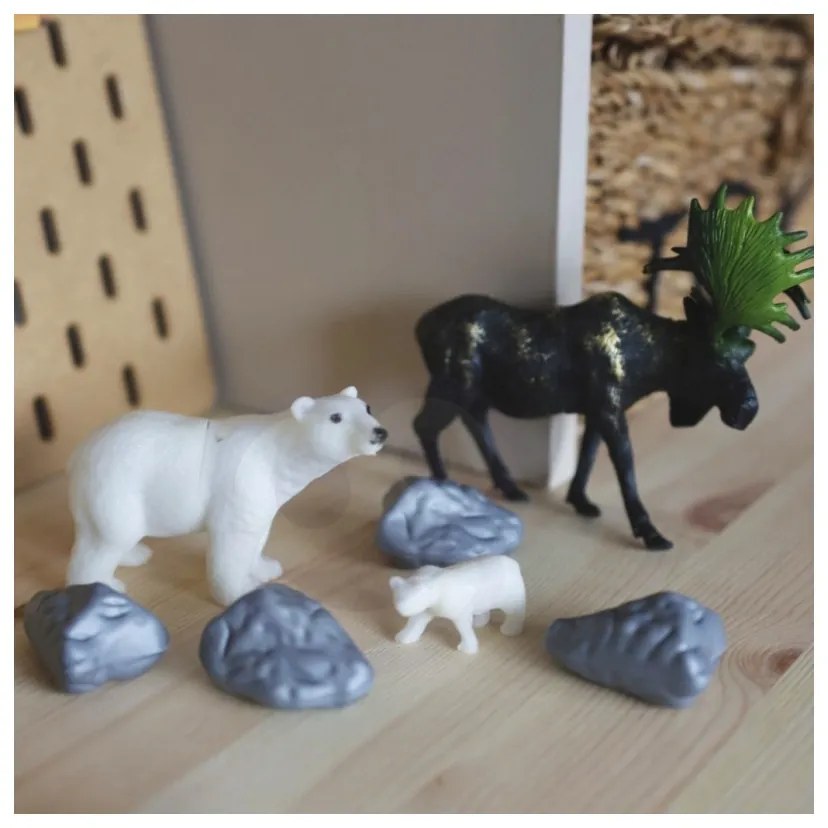 Woopie zestaw figurki zwierzęta xxl 58 szt.
