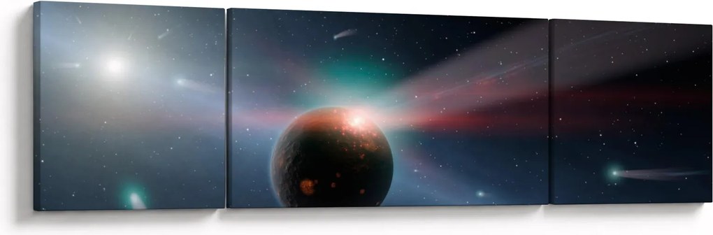 Obraz planety (170x50 cm)