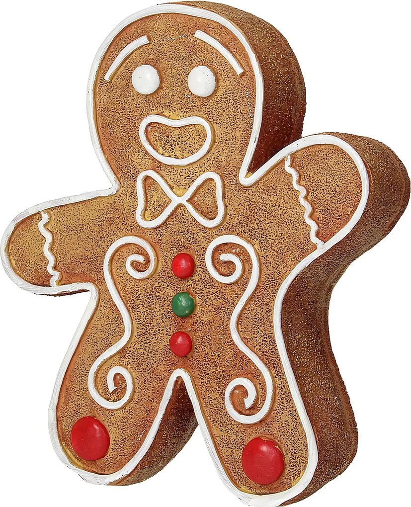 Figurka dekoracyjna Gingerbread Man II 25x7x30 cm