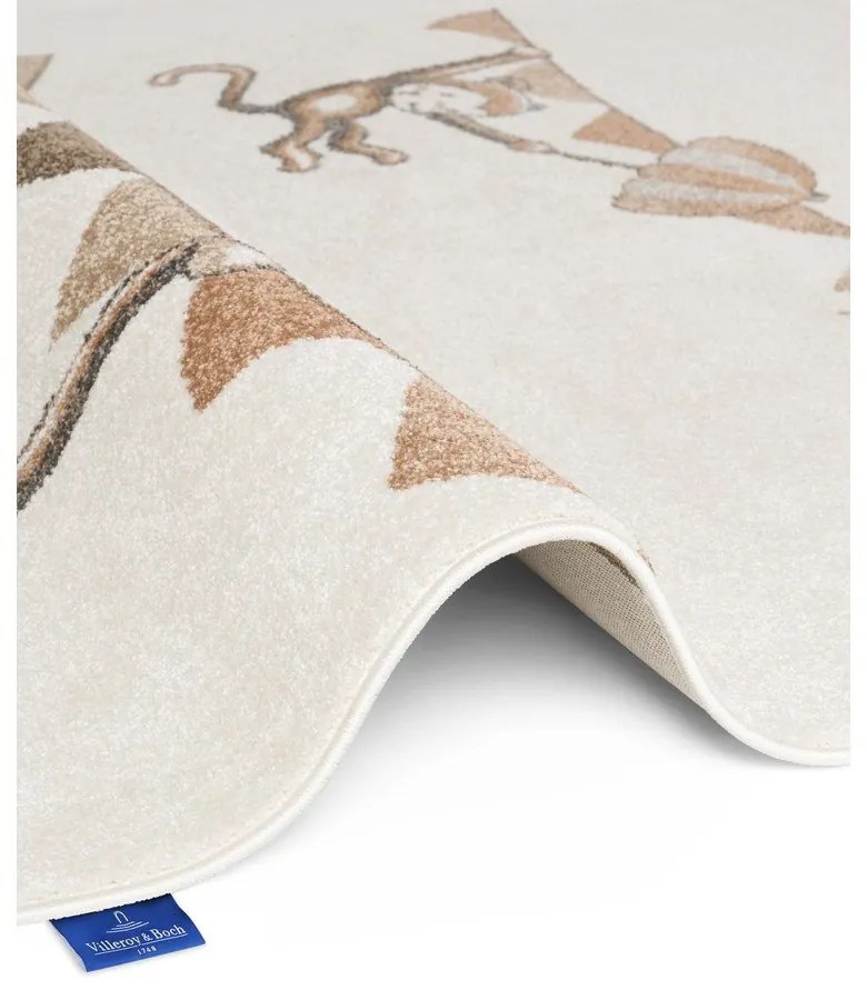 Kremowy dywan dziecięcy 160x230 cm Roar like a Lion Rainbow Party – Villeroy&amp;Boch