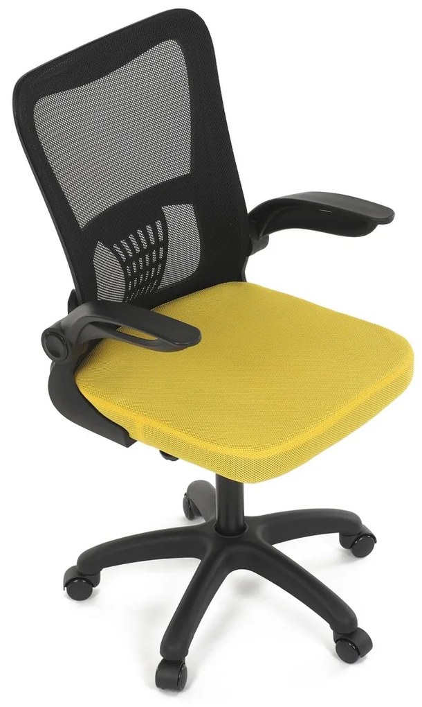 Autronic KA-K2006 YEL Krzesło biurowe, żółte