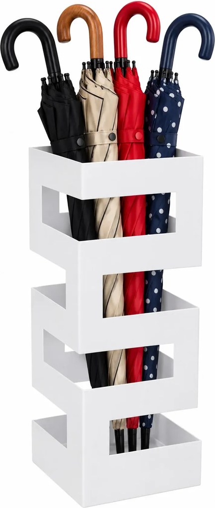 Biały designerski stojak na parasole W6-D79
