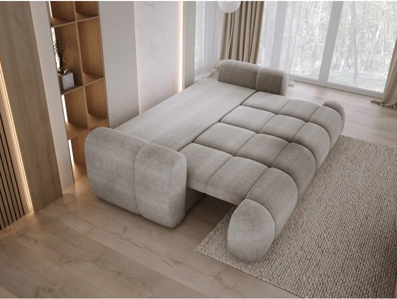Sofa kanapa BOMO 3 osobowa z funkcją spania i pojemnikiem
