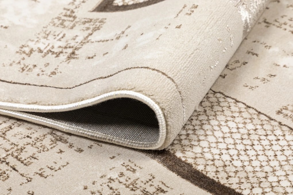 Dywan vintage Beyond Ramka beżowy 240 cm x 330 cm