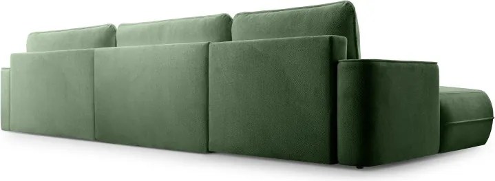 Narożnik FUEGO XL wolnostojący układ U z funkcją spania w tkaninie Bubble 12 DomoHome