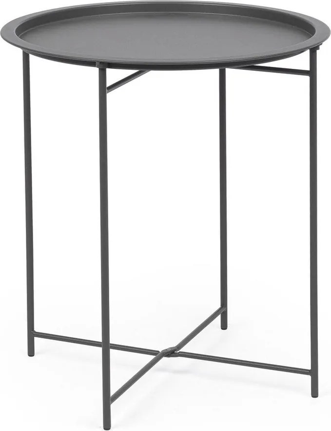 Stalowy okrągły stolik ogrodowy ø 46 cm Austin – Bizzotto