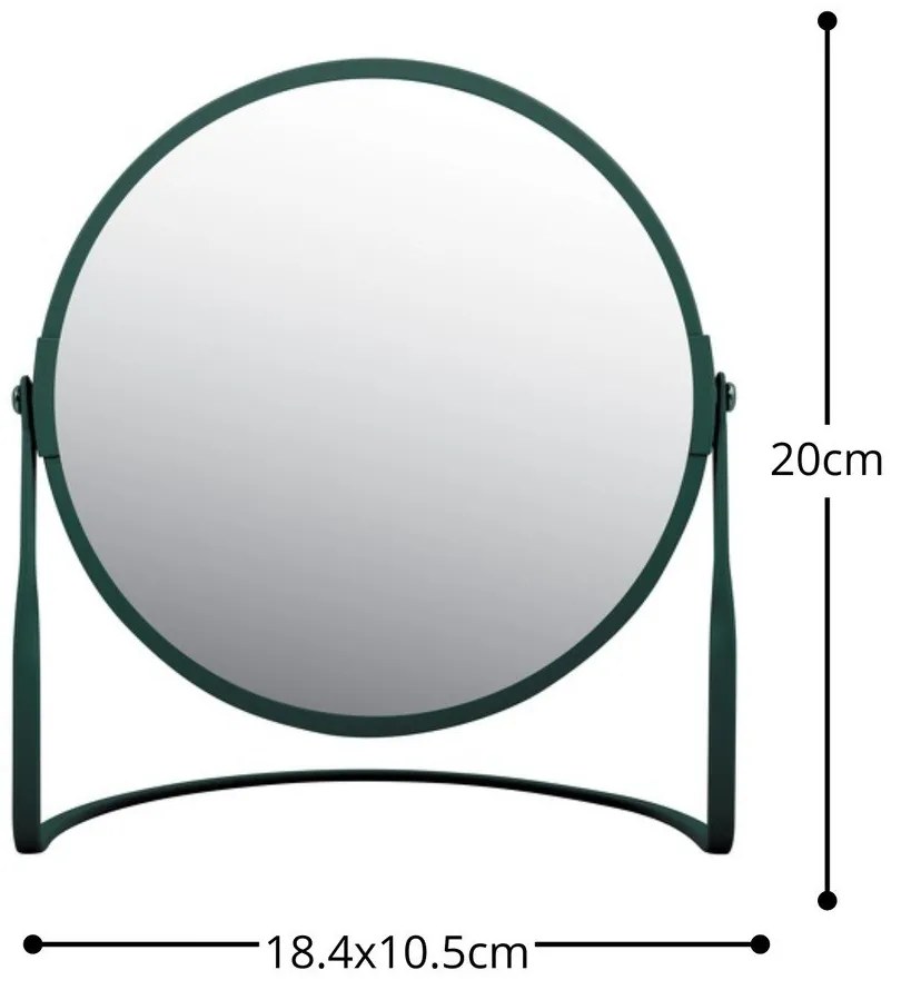 Lustro powiększające (powiększenie 5x) kosmetyczne ø 18 cm Akira – Spirella