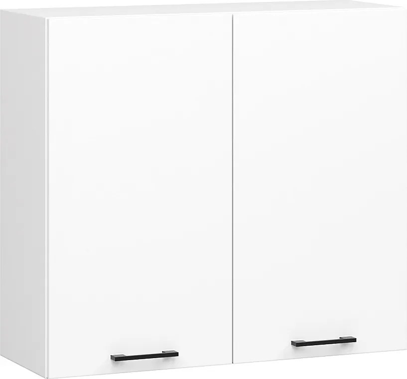Szafka kuchenna AKORD W80 system OLIWIA H720 Biała 80 cm 2 drzwi 2 półki 80x30x72 cm