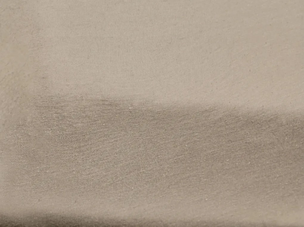 PrzytulneMieszkanie.pl Prześcieradło do łóżeczka Jersey jasnobrązowe 70 x 140 cm