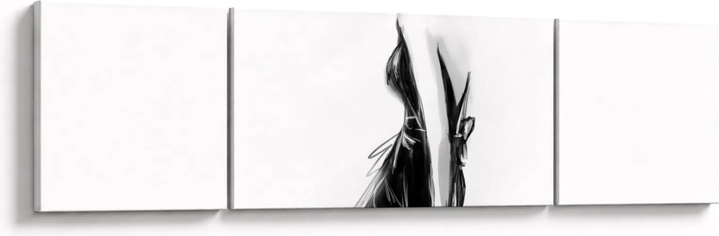 Obraz - Ilustracja mody (170x50 cm)