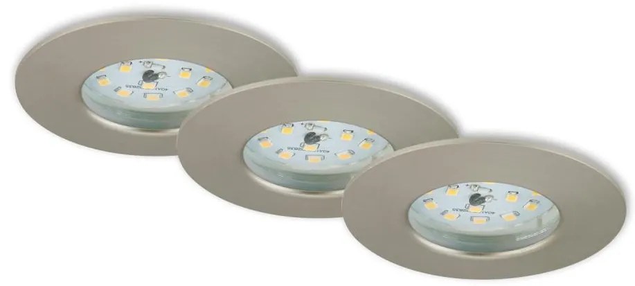 Briloner 7231-032-ZESTAW 3x LED Ściemnialne oświetlenie łazienkowe LED/5,5W/230V IP44