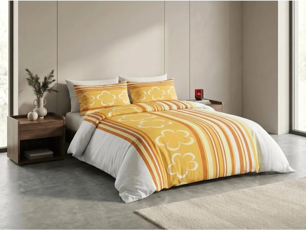 PrzytulneMieszkanie.pl PrzytulneMieszkanie.pl Bawełniana pościel KELOPA pomarańczowa Rozmiar pościeli: 70 x 90 cm | 140 x 200 cm