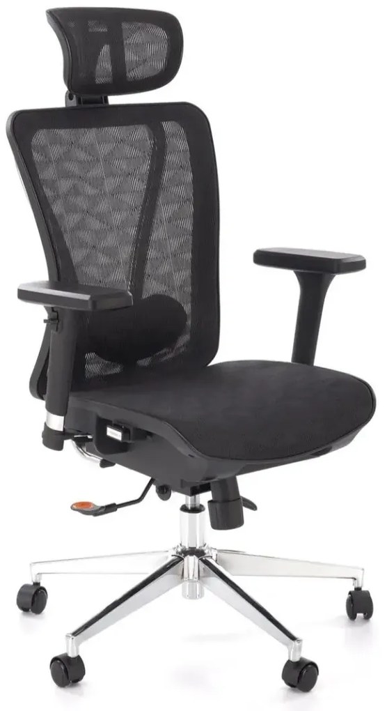 Fotel biurowy VIXEN czarny ergonomiczny HALMAR