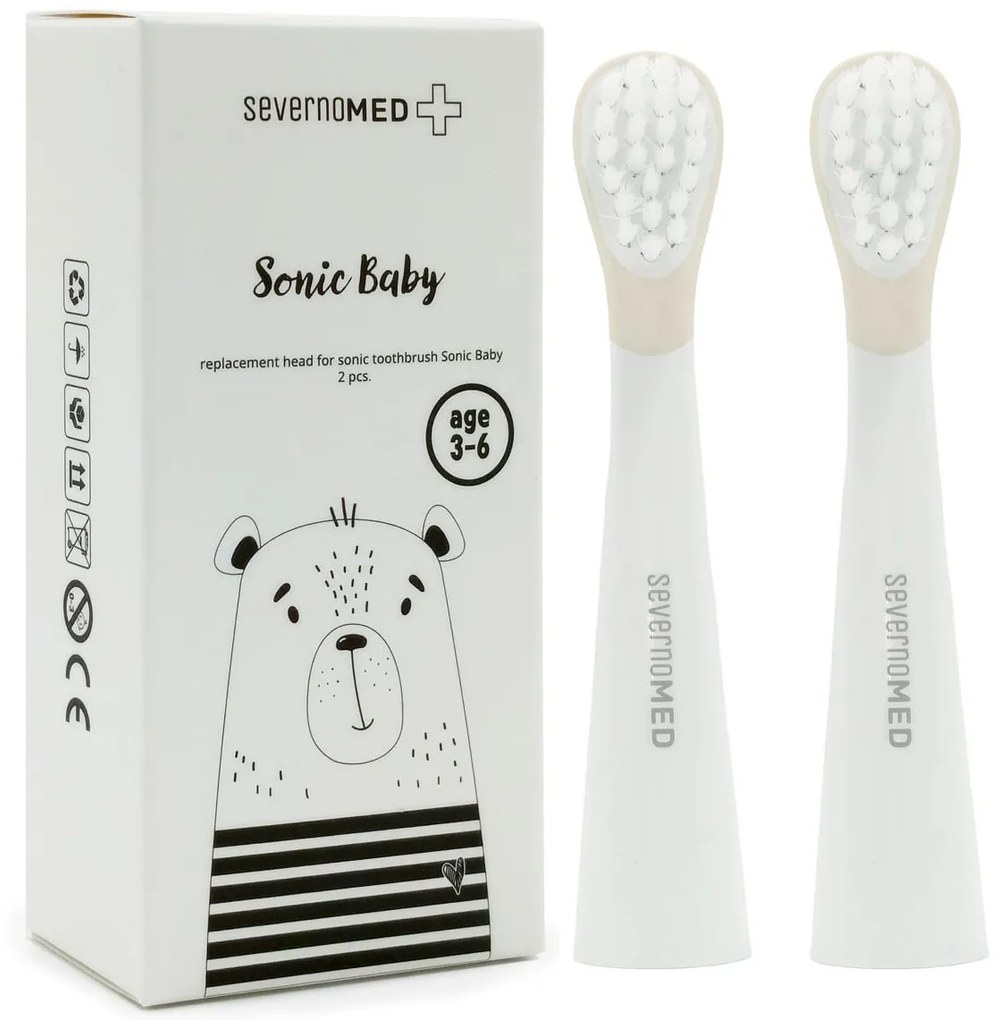 Końcówka do szczoteczki do zębów SONIC Baby 2 szt.