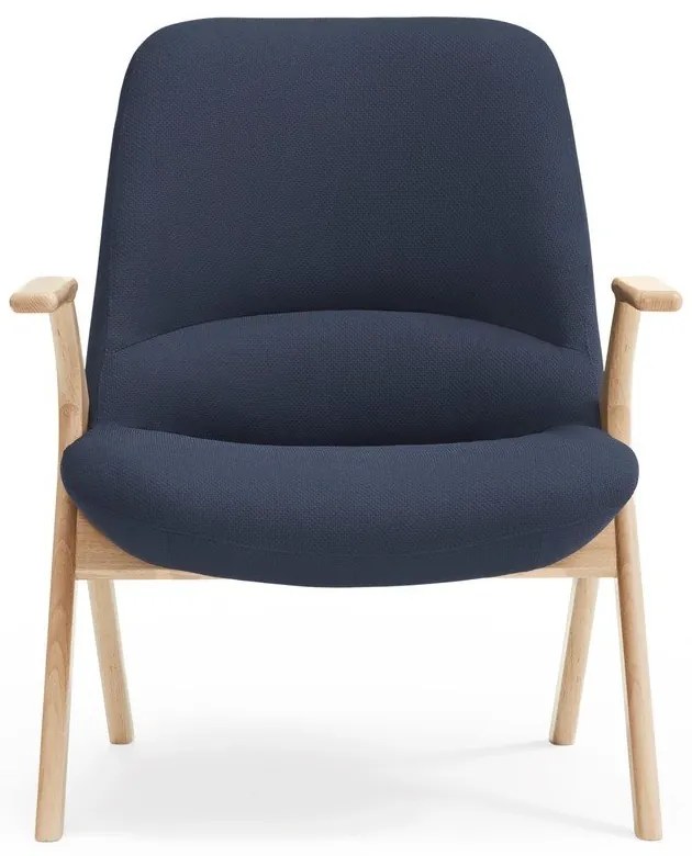 Ciemnoniebieski fotel Dins – Teulat