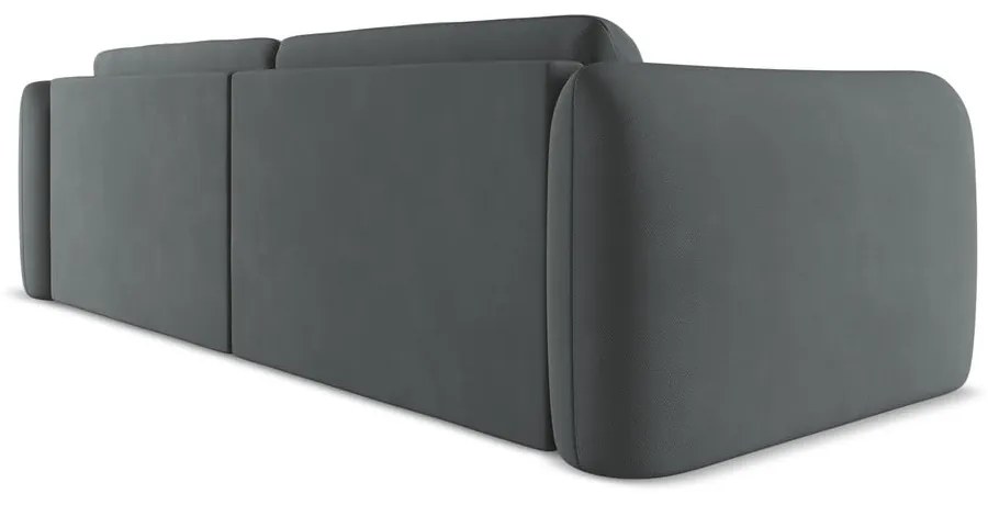 Ciemnoszara sofa 210 cm Hoku – Makamii