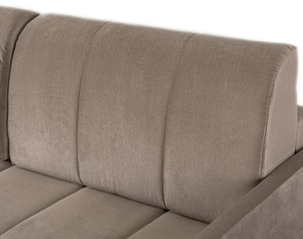 Sofa Rozkładana z Funkcją Spania IBIZA Dwuosobowa Beżowa Nowoczesna do Salonu