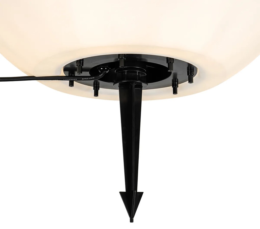 Zewnetrzna Nowoczesna lampa zewnętrzna biała 56 cm IP65 - Nura Nowoczesny Oswietlenie zewnetrzne