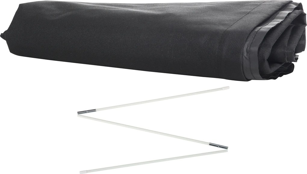 Outsunny Osłona na Parasole, Pokrowiec na Parasole, Odporny na Warunki Pogodowe, z Boczną Kieszenią, Czarny