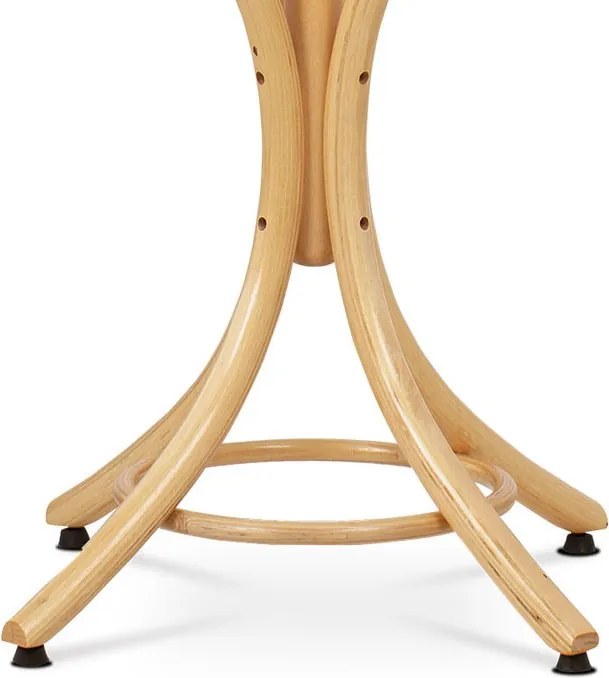 Wieszak drewniany stojący na ubrania z parasolnikiem, buk