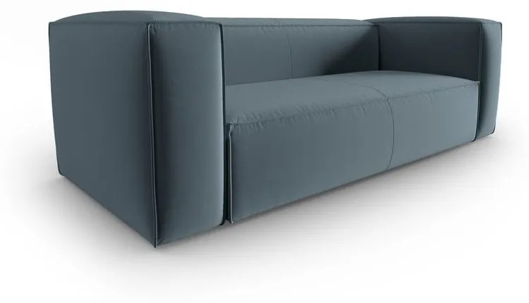 Niebieska aksamitna sofa 200 cm Mackay – Cosmopolitan Design