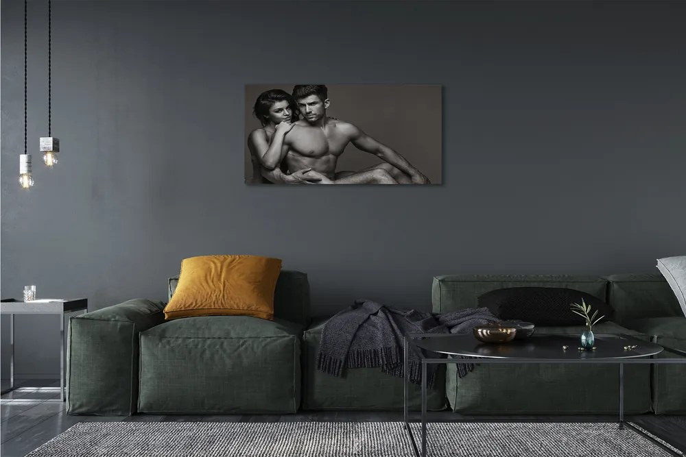 Zdjęcie na płótnie Spotkanie Kobiety i Mężczyzny