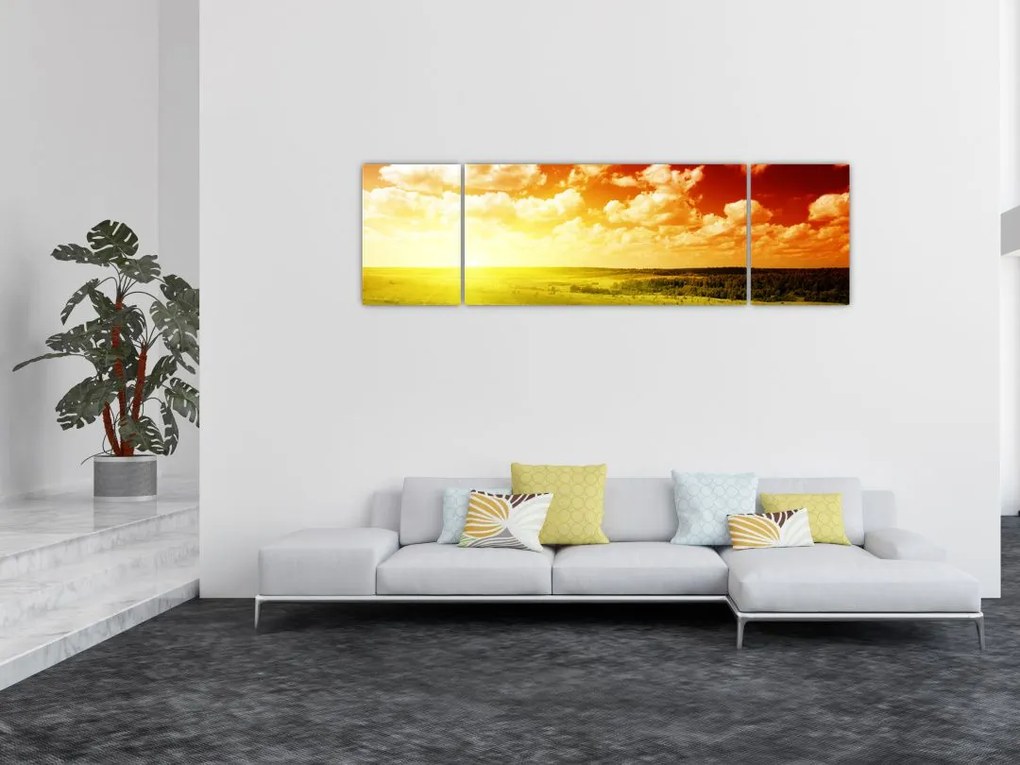 Obraz letniej łąki (170x50 cm)