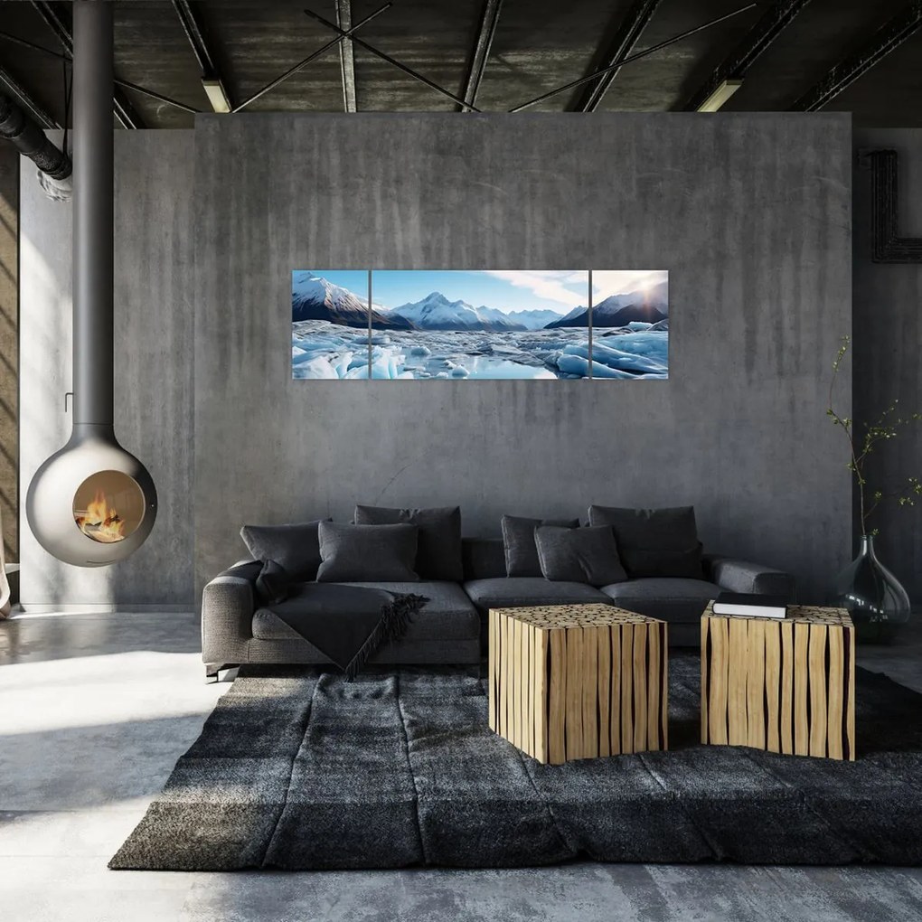 Obraz - Formacje lodowcowe (170x50 cm)