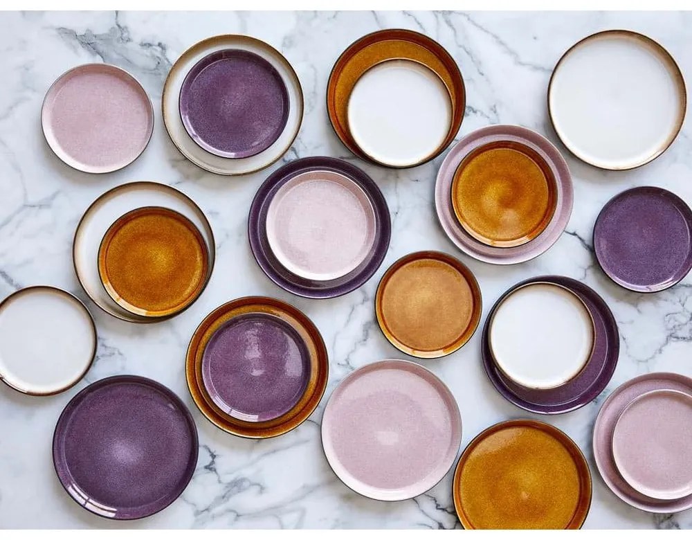 Czarny/fioletowy kamionkowy talerz ø 27 cm Gastro Black/Purple – Bitz