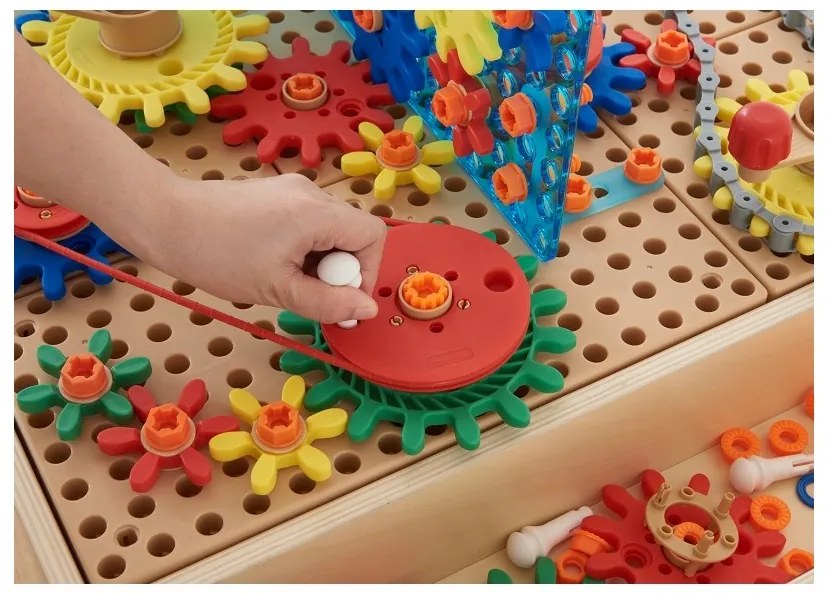 Masterkidz zestaw akcesoriów mix koła zębate do paneli ściennych stem 198 el.