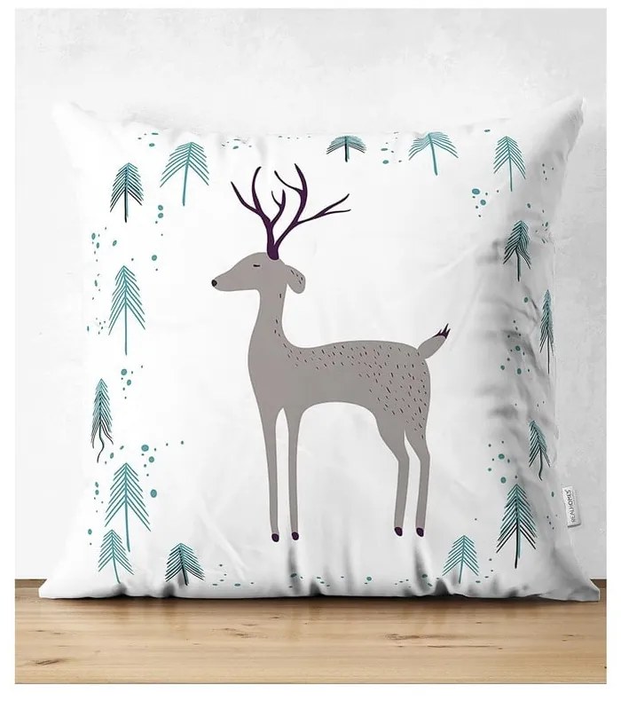 Zestaw 4 świątecznych poszewek na poduszki i bieżnika Minimalist Cushion Covers Winter Wonderland