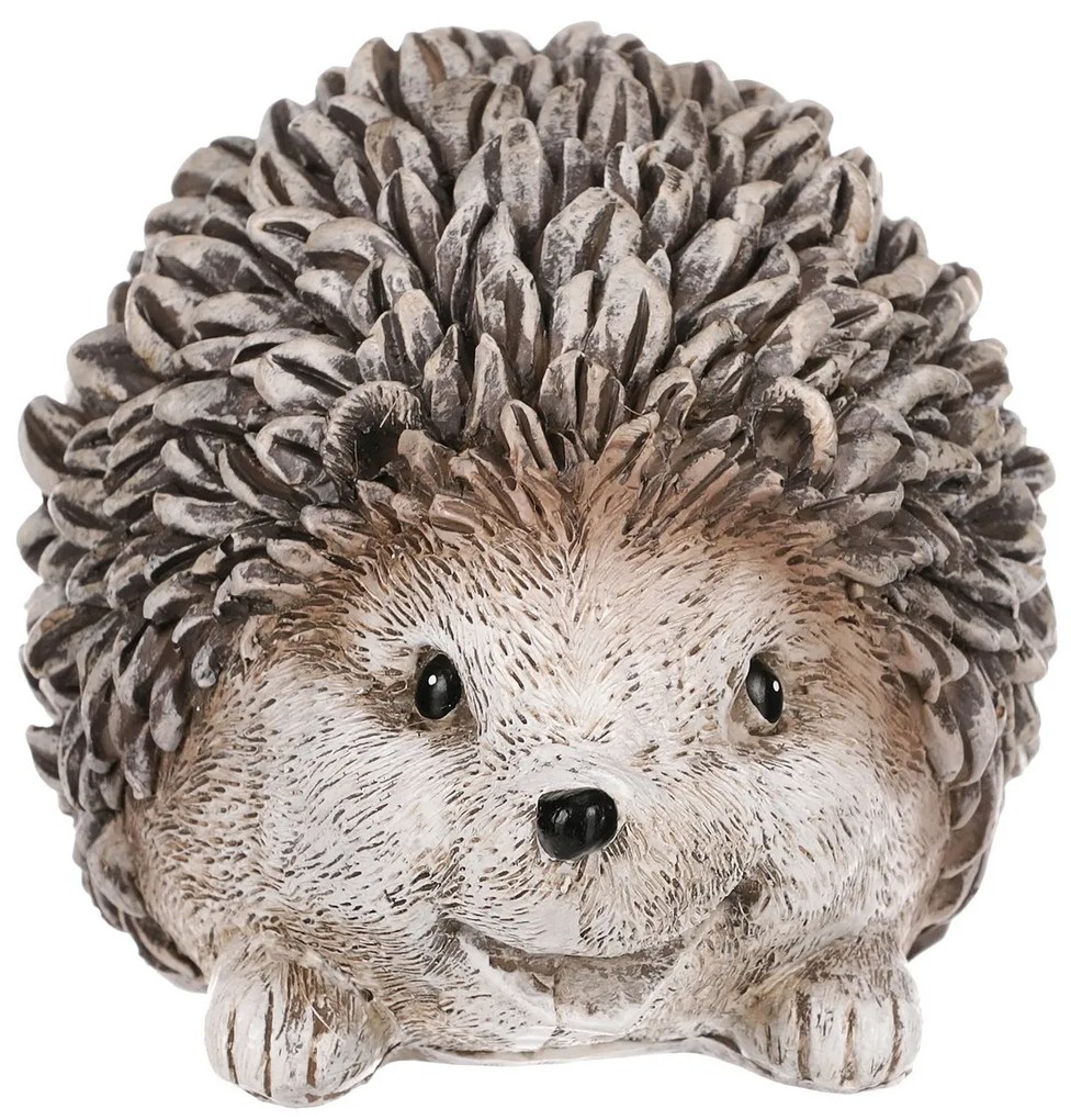 Dekoracja ogrodowa Jeż, 16 x 10 x 9 cm, polyresin
