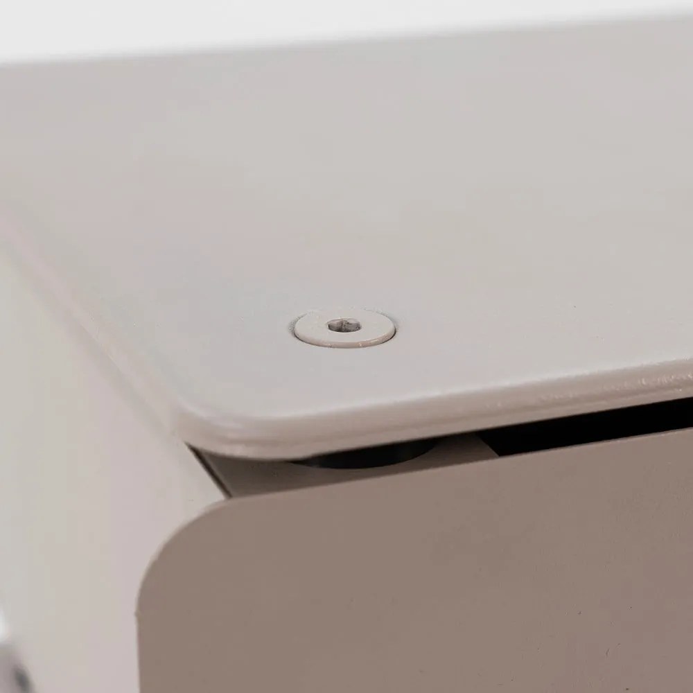 Szarobrązowa metalowa komoda 37x99x26 cm Joey – Spinder Design