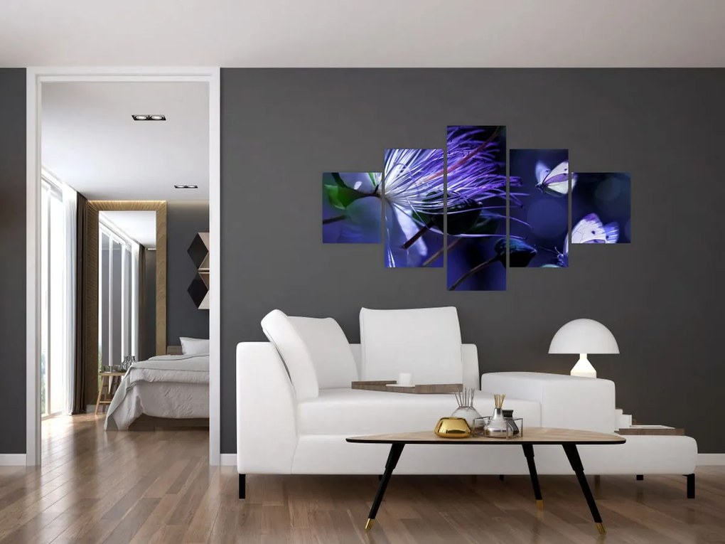Obraz - Tropikalny kwiat (125x70 cm)