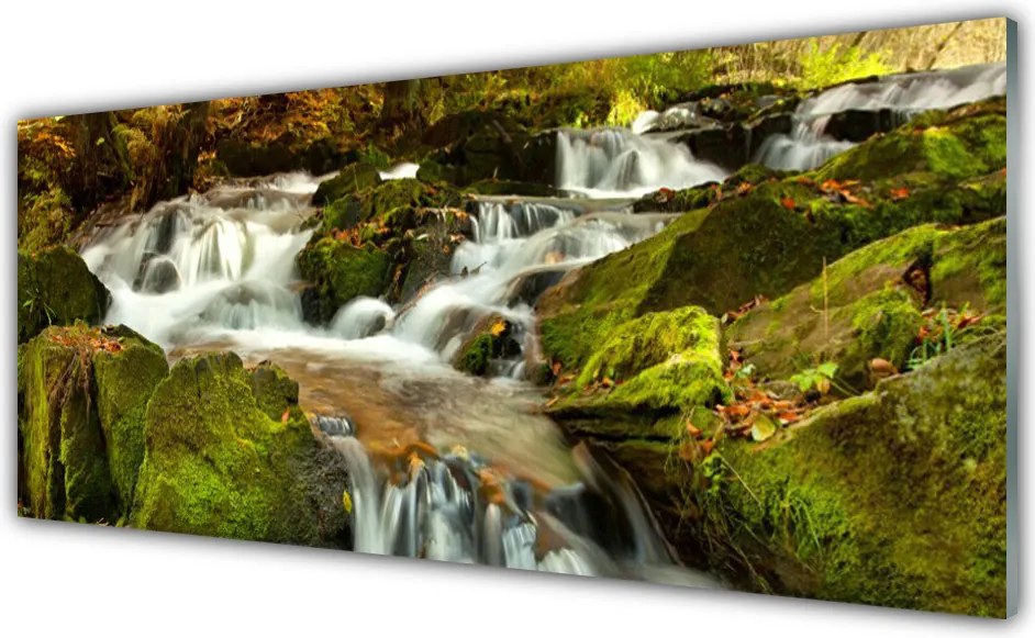 Panel Szklany Kaskada Nad Górską Przepaścią