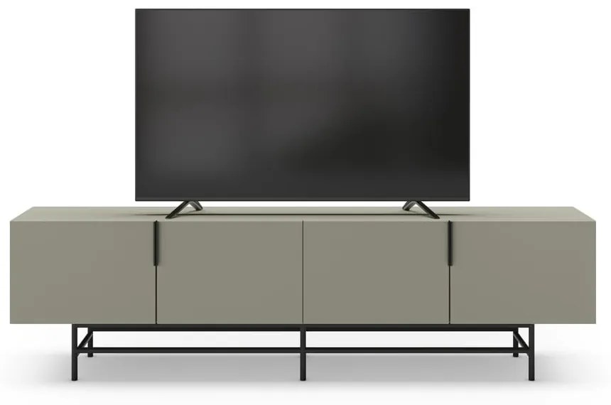 Zielonoszara szafka pod TV 200x63,5 cm Eldia – Marckeric