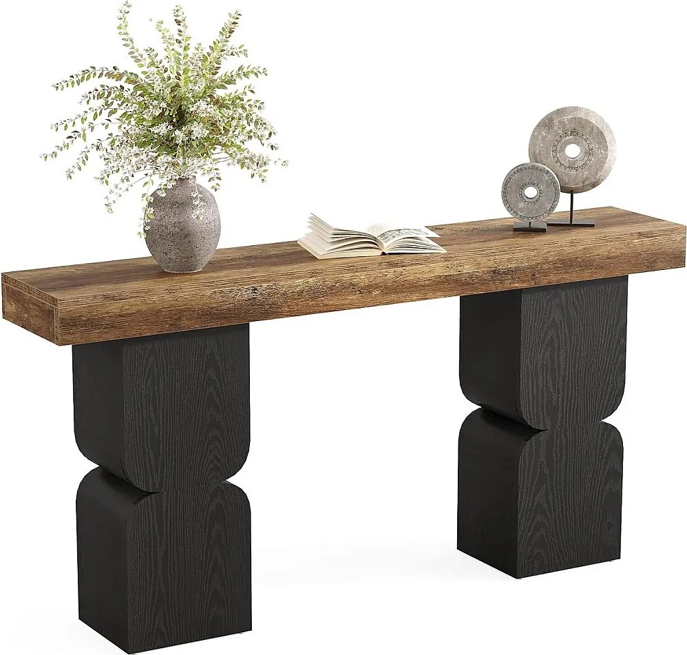 Stolik konsolowy 160 cm, solidny wygląd, stolik za kanapą