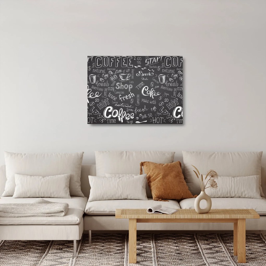 Obraz na szkle - Kawa (70x50 cm)