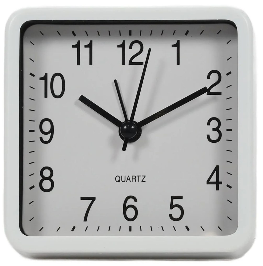 Cichy zegar stołowy do sypialni, budzik z mechanizmem QUARTZ