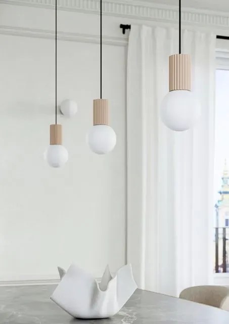 Nowoczesna lampa wisząca taupeC7-B71