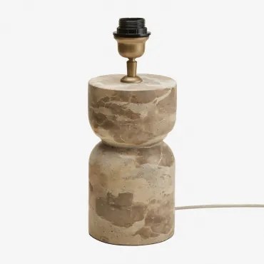 [*]podstawa Do Lampy Stołowej Diniz ↑25 Cm & Marmur Beżowy Panther - Sklum