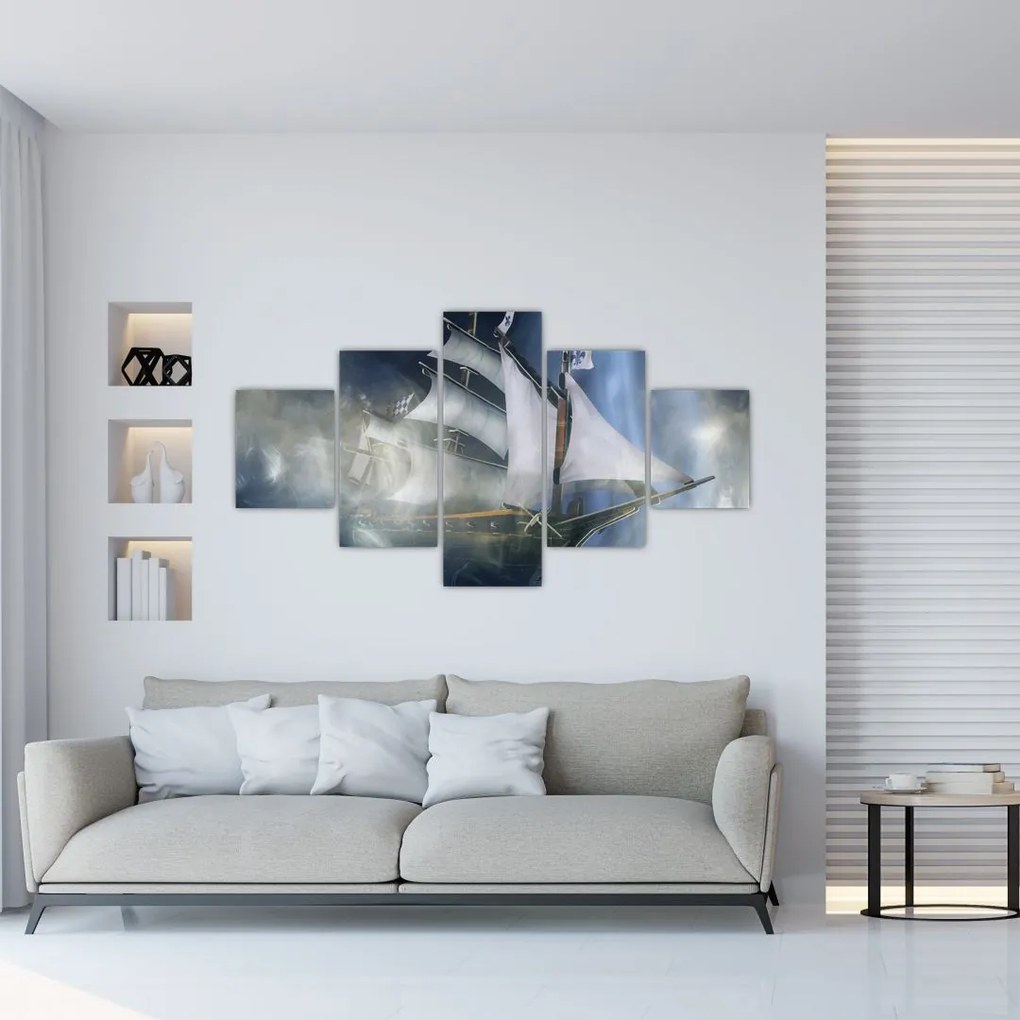 Obraz - Statek widmo (125x70 cm)