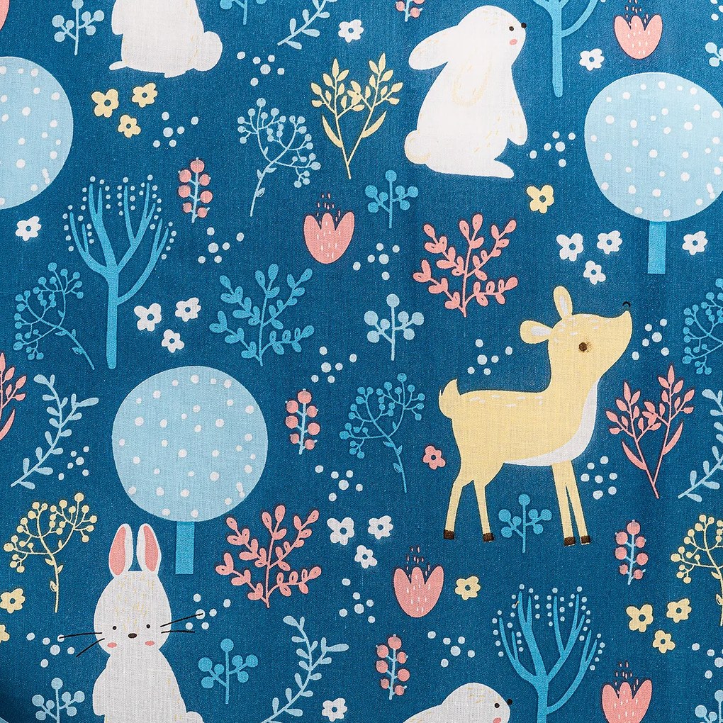 4Home Dziecięca pościel bawełniana do łóżeczka Nordic Woodland, 100 x 135 cm, 40 x 60 cm