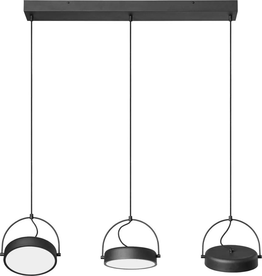 Osram - LED Żyrandol na lince DECOR PUCK 3xLED/12W/230V CRI 90 czarny