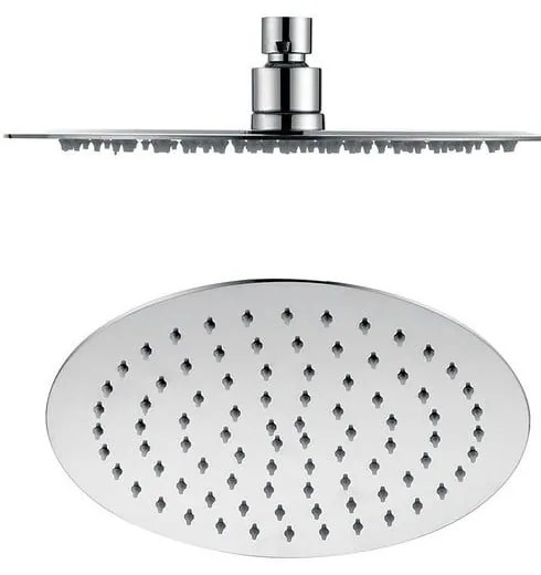 Deszczownica ze stali nierdzewnej w kolorze srebra z połyskiem ø 25 cm Slim – Sapho