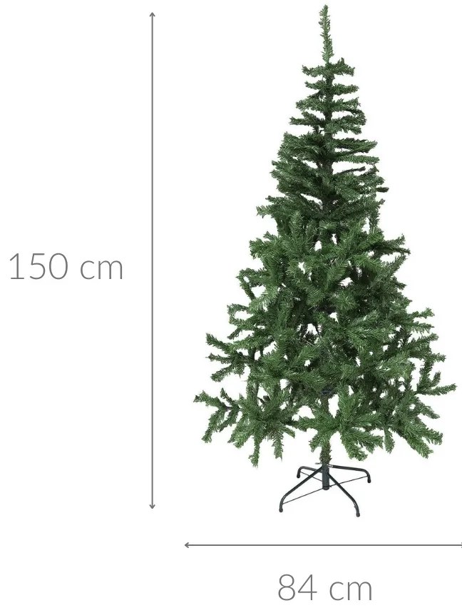 Sztuczna choinka na nóżkach, 150 cm