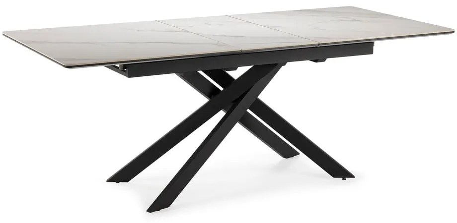 Rozkładany stół z dodatkowym blatem z ceramicznym blatem 89,5x160 cm Belma – Marckeric